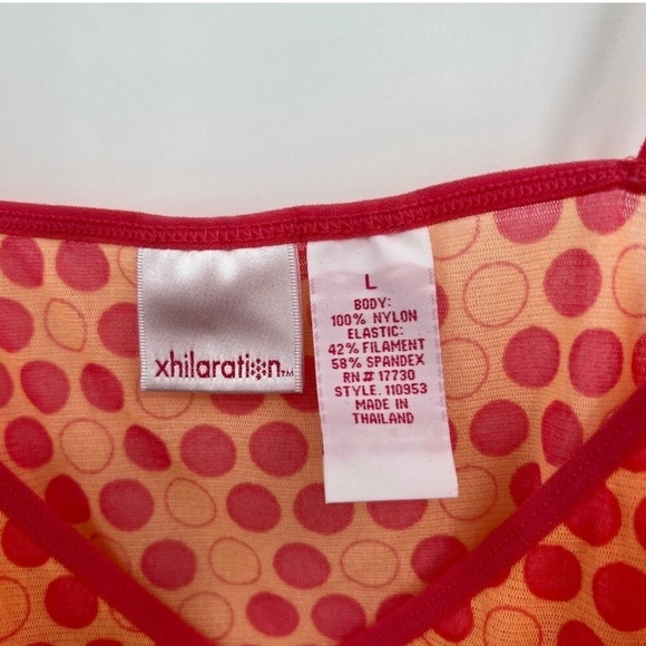 Y2k Vintage Xhilaration Semi Sheer Polka Dot Bold Cami Tank Top Size Large NWT - Picture 5 of 6